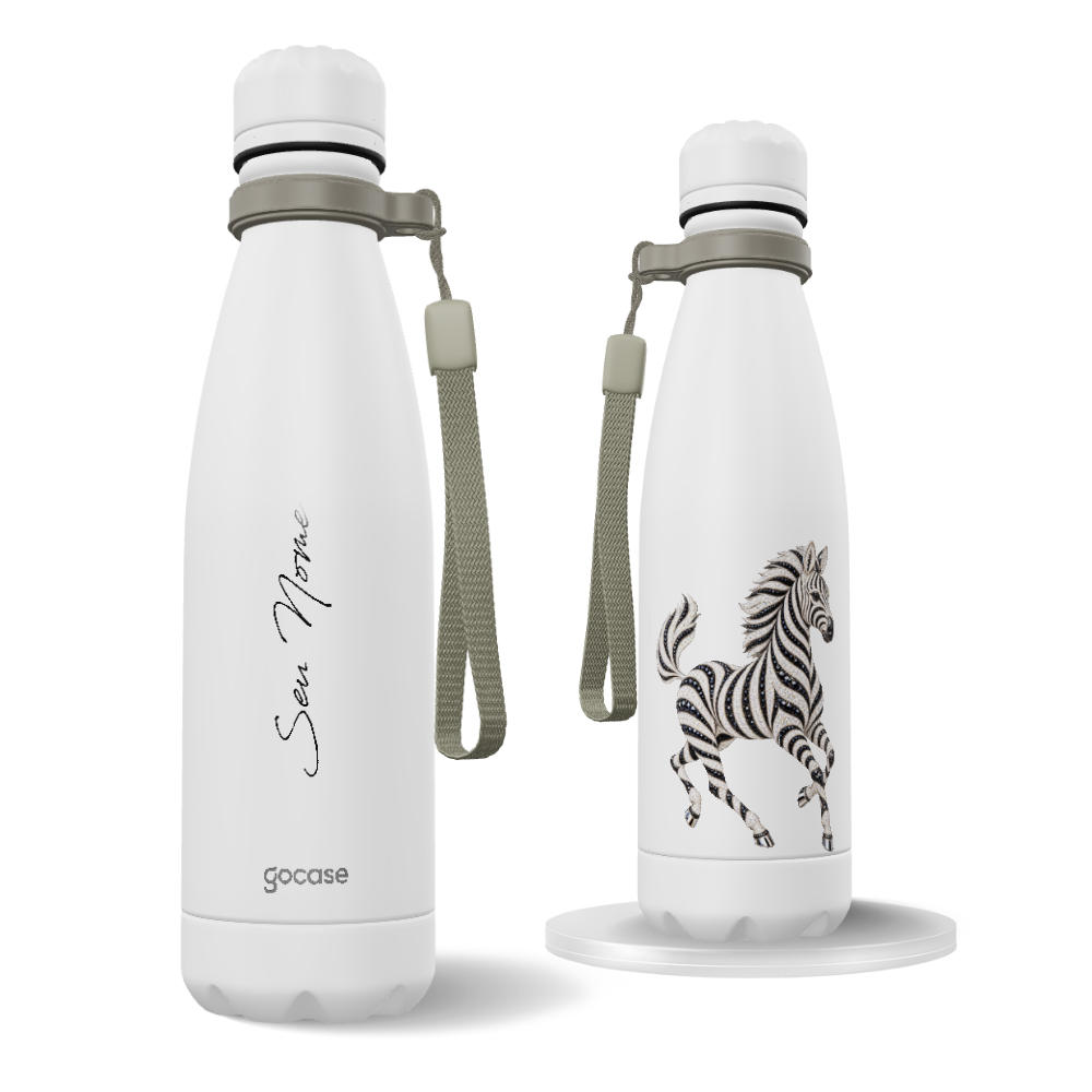 Garrafa Térmica Urban + Ebook - Wild Zebra Shine