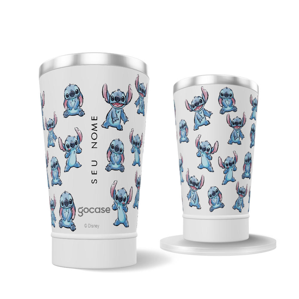 Copo Térmico + Ebook - Stitch's Charm