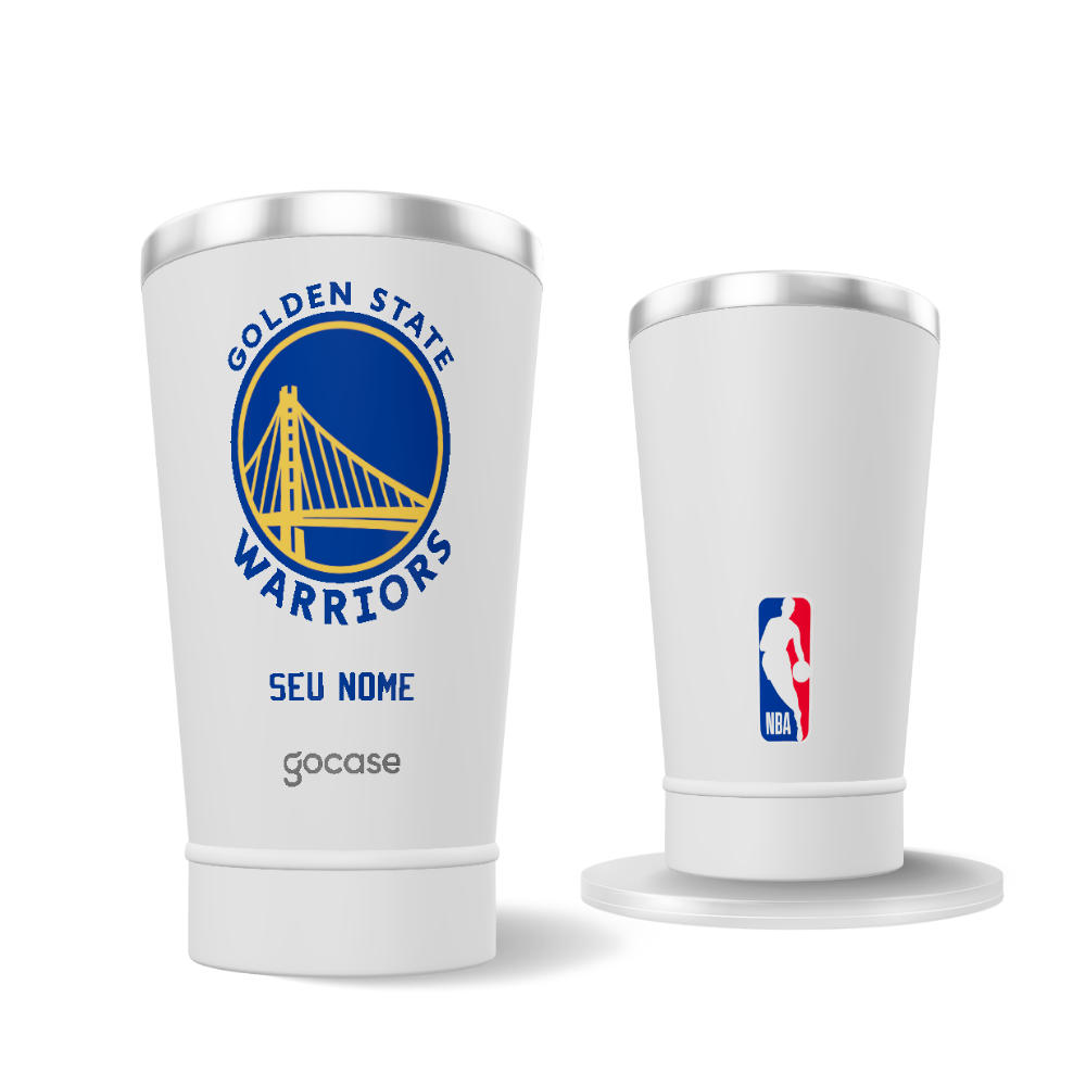 Copo Térmico + Ebook - Golden State Warriors - Logo Copo Térmico + Ebook - Golden State Warriors - Logo