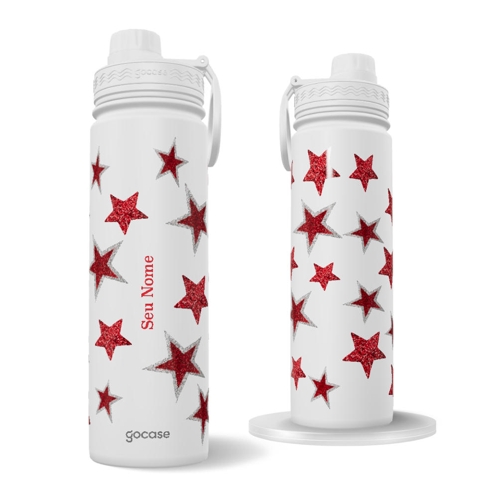 Garrafa Térmica Fresh + Ebook - Brilho Pop Star