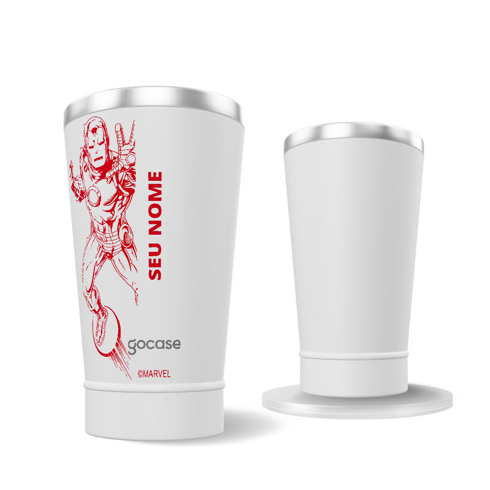 Copo Térmico + Ebook - Homem de Ferro