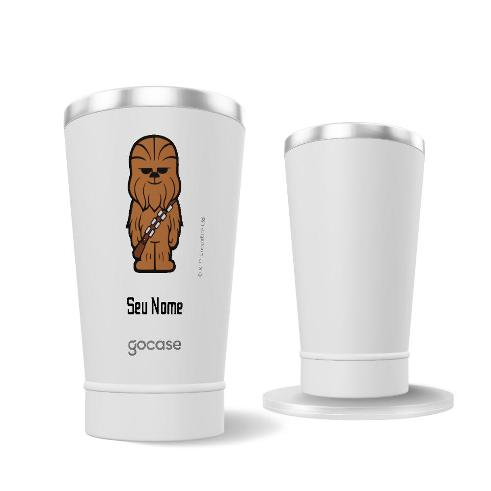 Copo Térmico + Ebook - Chewbacca Cute