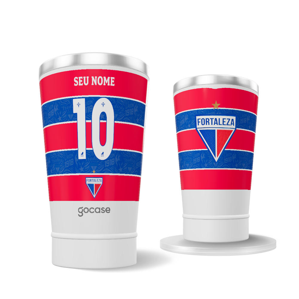 Copo Térmico Cerveja + Ebook - Fortaleza - Uniforme Tradição - 2024 Personalizado
