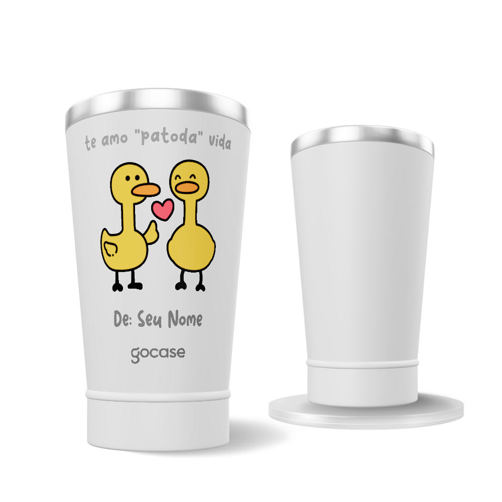 Copo Térmico + Ebook - Patoda Vida