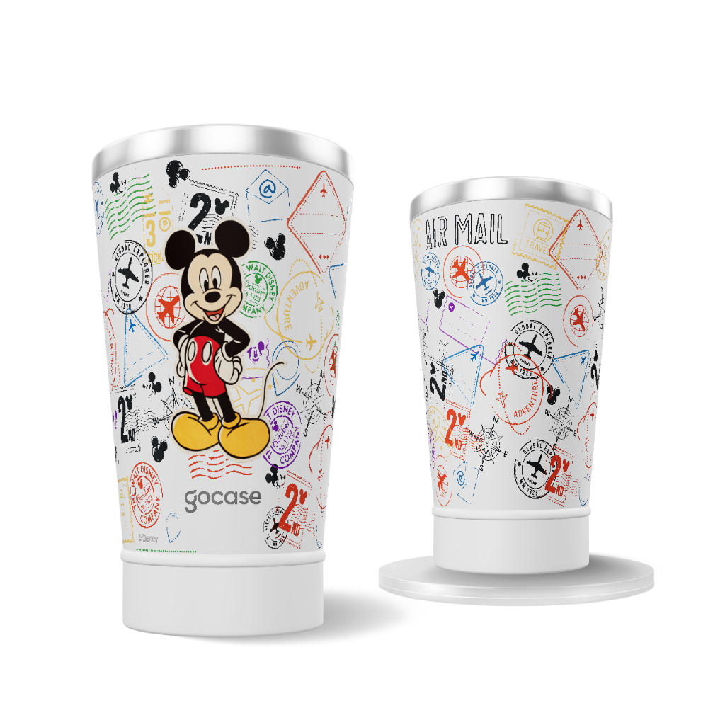 Copo Térmico + Ebook - Mickey Passaporte