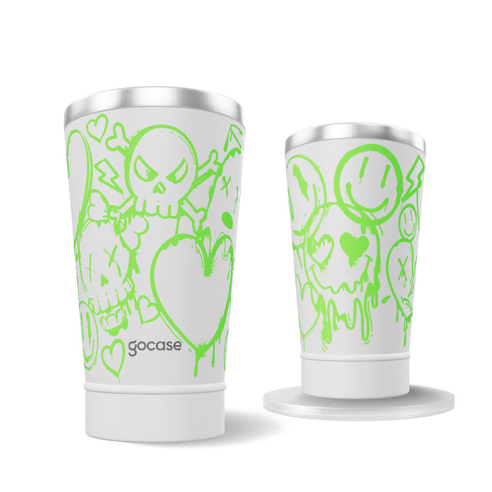 Copo Térmico + Ebook - Grafitti Vibes