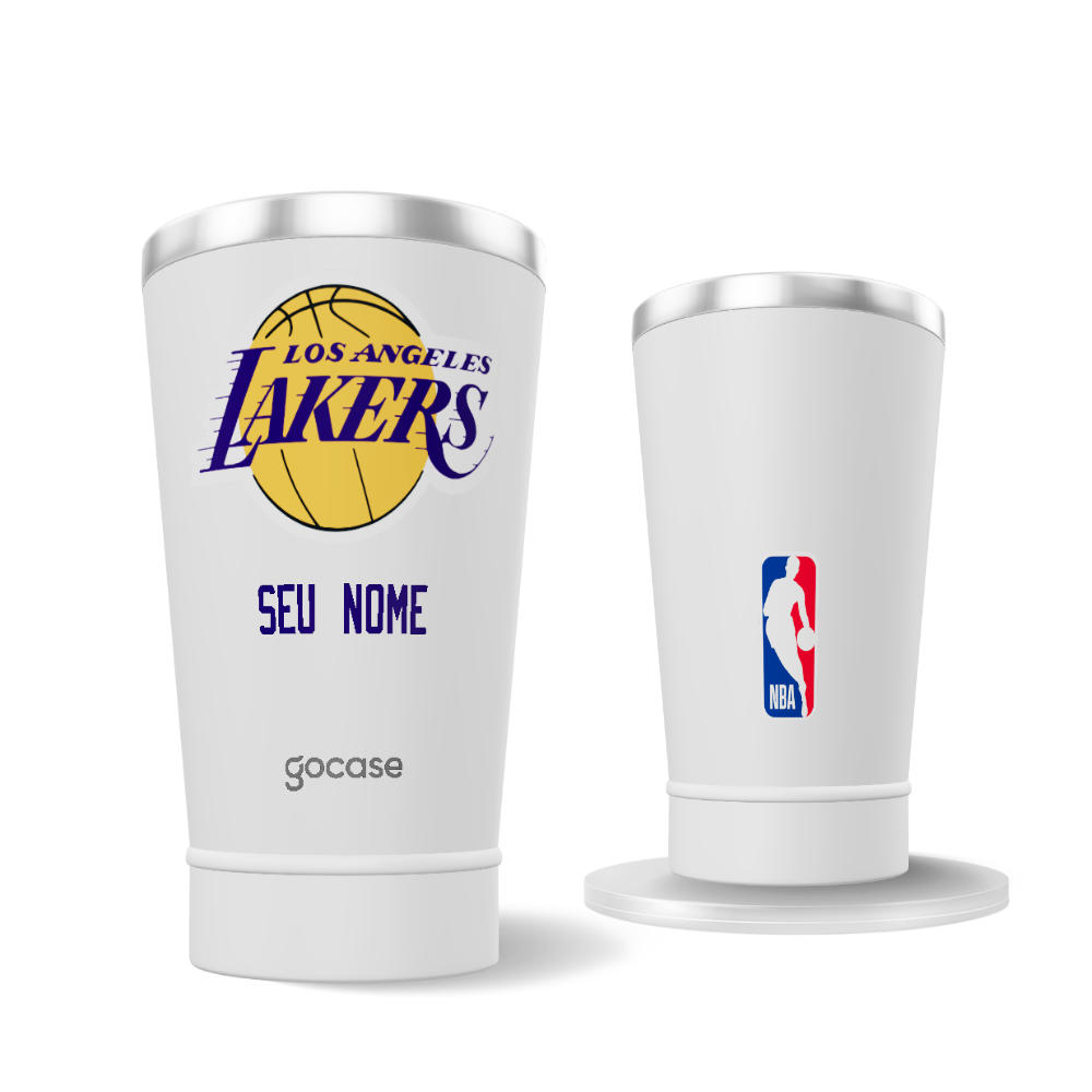 Copo Térmico + Ebook - Los Angeles Lakers - Logo Copo Térmico + Ebook - Los Angeles Lakers - Logo