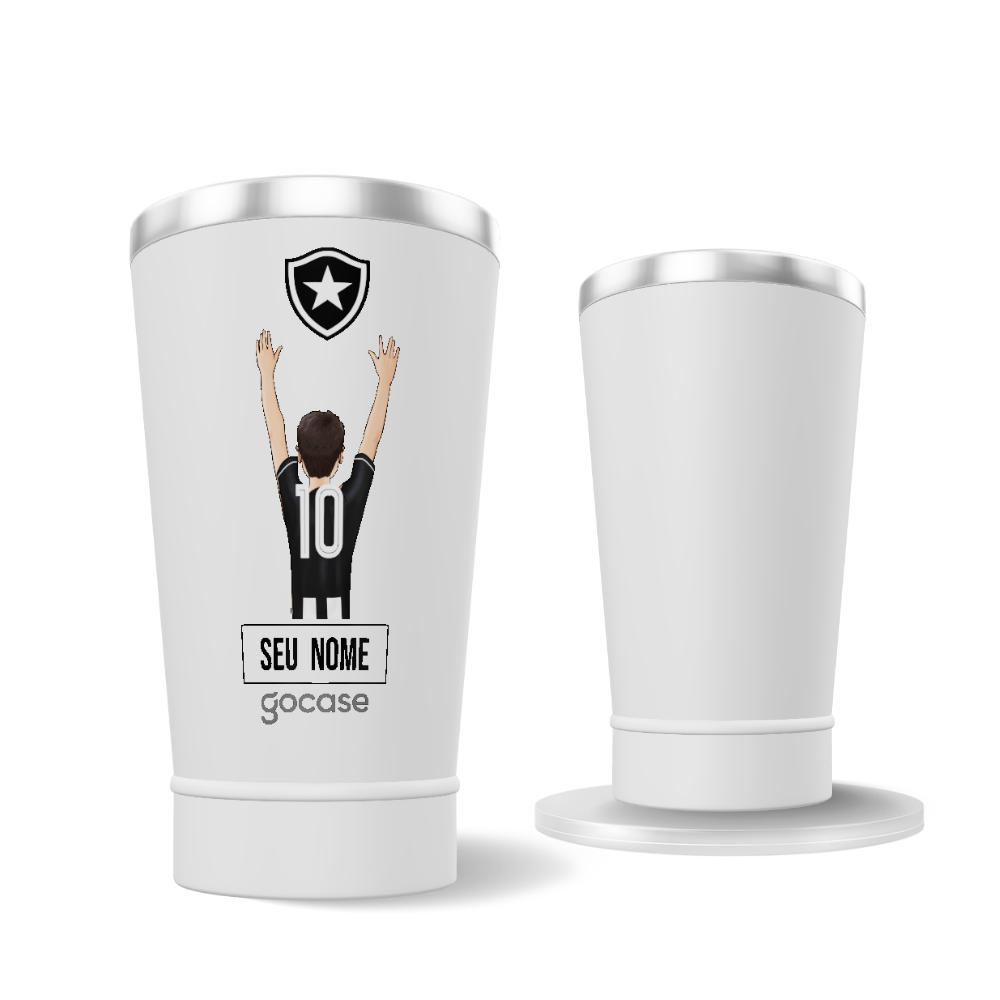 Copo Térmico Cerveja + Ebook - Botafogo - Garoto Alvinegro