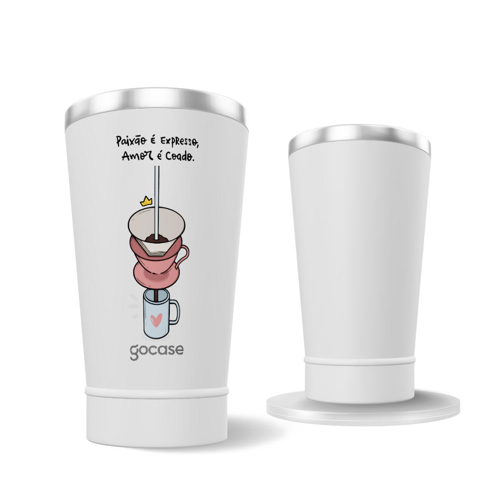 Copo Térmico + Ebook - Paixão Expresso