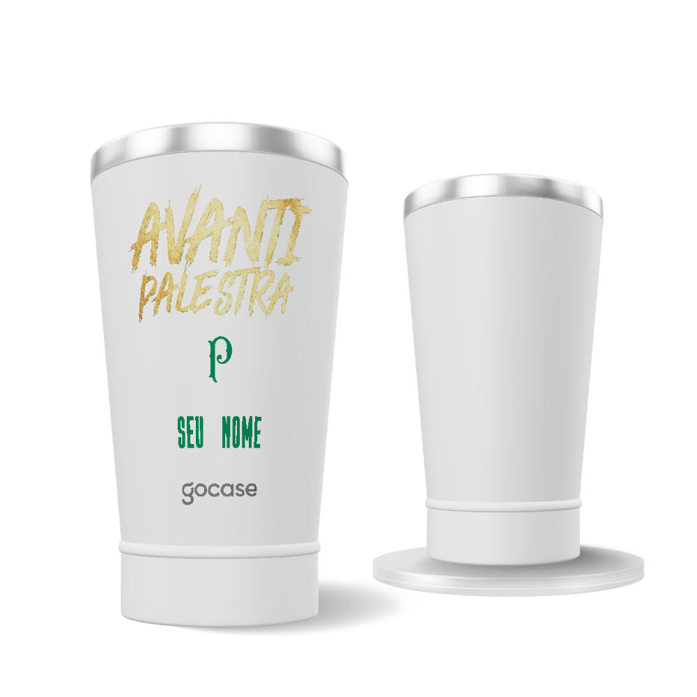 Copo Térmico Cerveja + Ebook - Palmeiras - Avanti Palestra