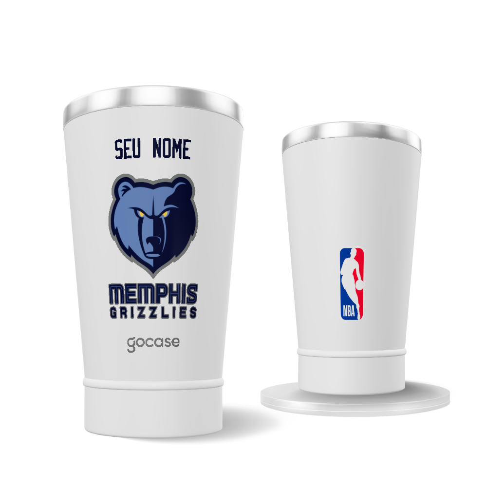 Copo Térmico + Ebook - Memphis Grizzlies - Logo Copo Térmico + Ebook - Memphis Grizzlies - Logo