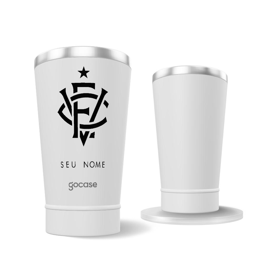 Copo Térmico Cerveja + Ebook - Vitória - Escudo Minimalista