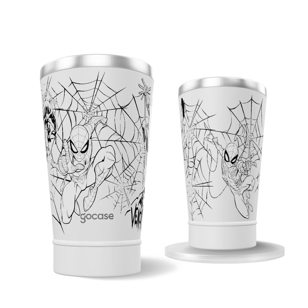 Copo Térmico + Ebook - Spider Man Comic Sketch