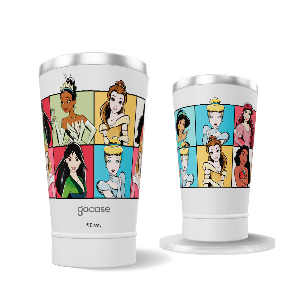 Copo Térmico + Ebook - Quadrinhos Princess