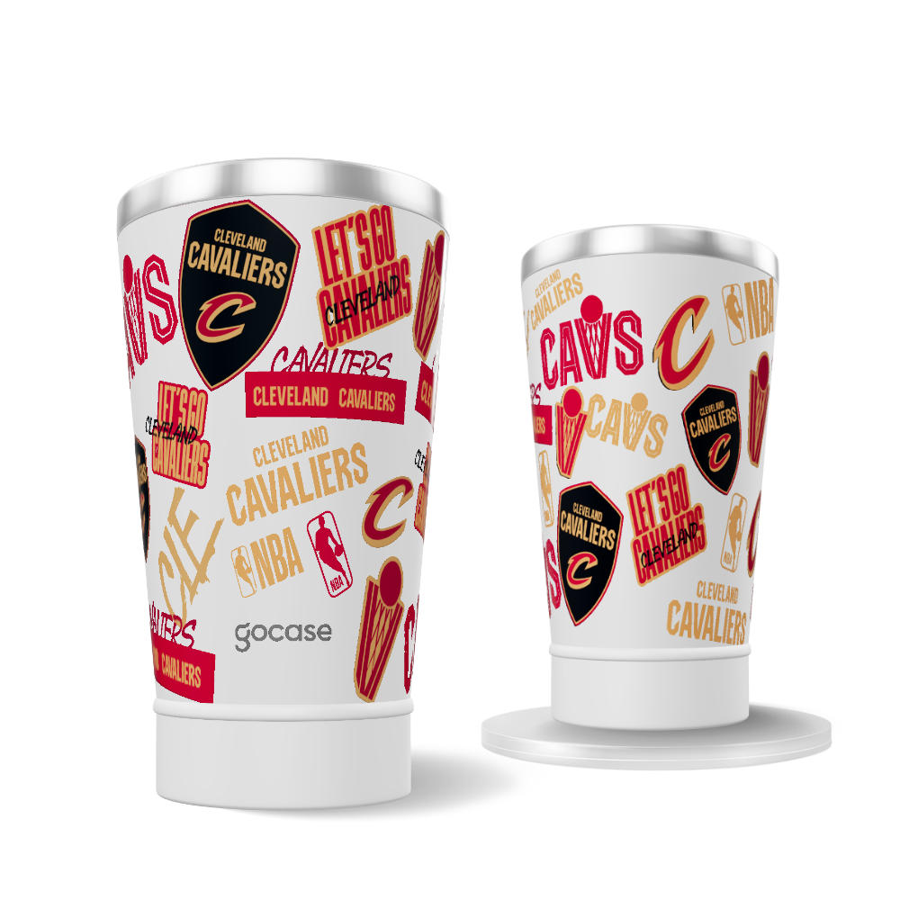 Copo Térmico + Ebook - Cleveland Cavaliers - Colagem