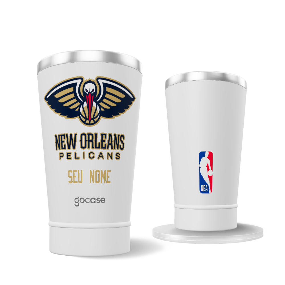 Copo Térmico + Ebook - New Orleans Pelicans - Logo Copo Térmico + Ebook - New Orleans Pelicans - Logo