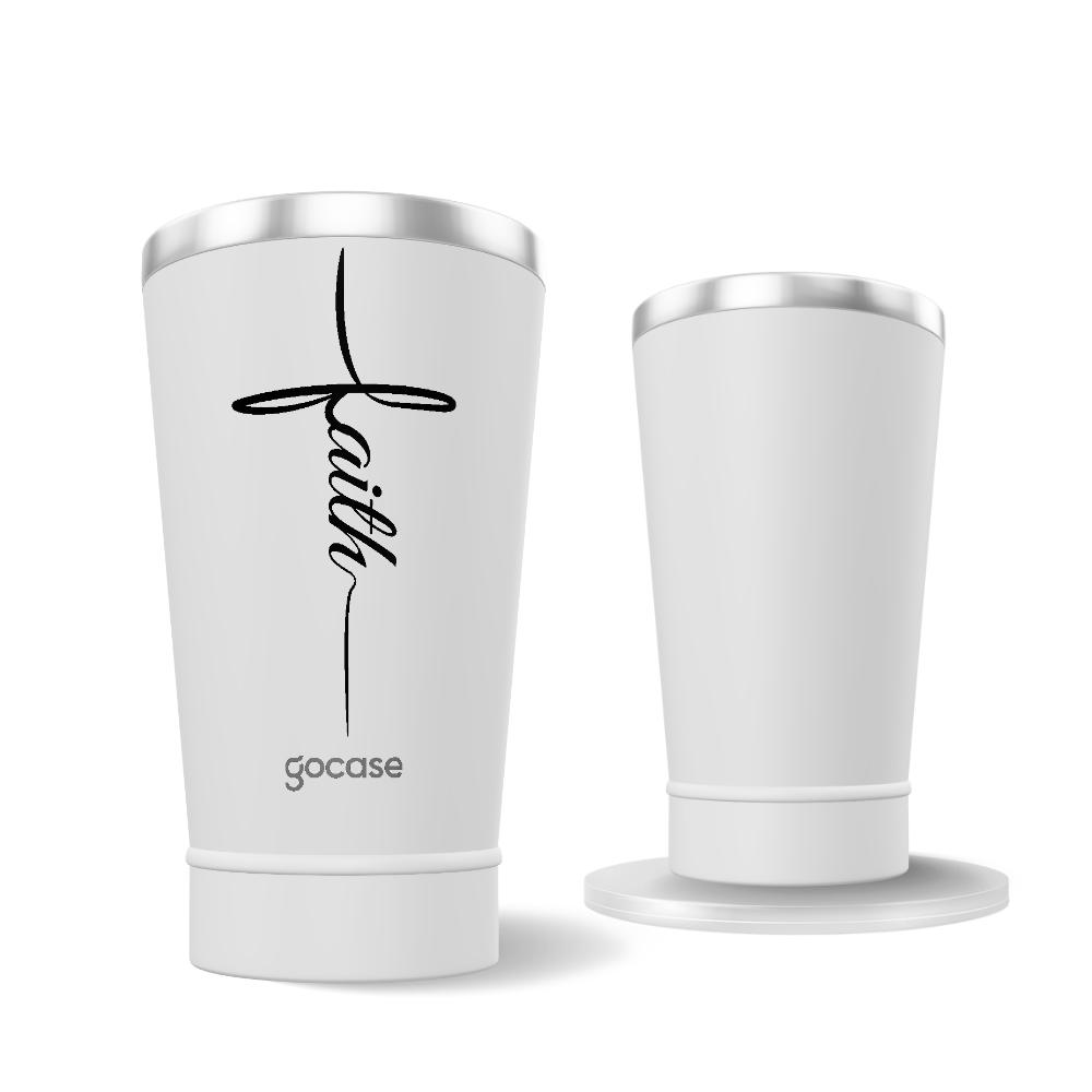 Copo Térmico + Ebook - Faith