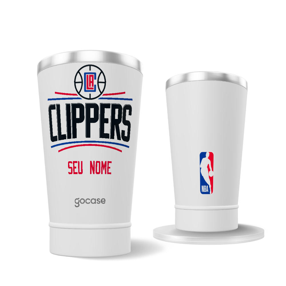 Copo Térmico + Ebook - NBA LA Clippers Copo Térmico + Ebook - NBA LA Clippers