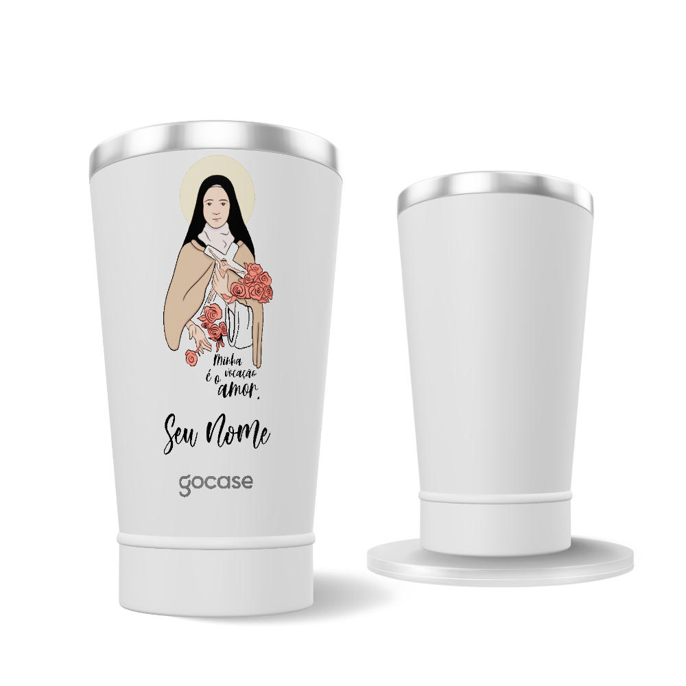 Copo Térmico + Ebook - Santa Terezinha