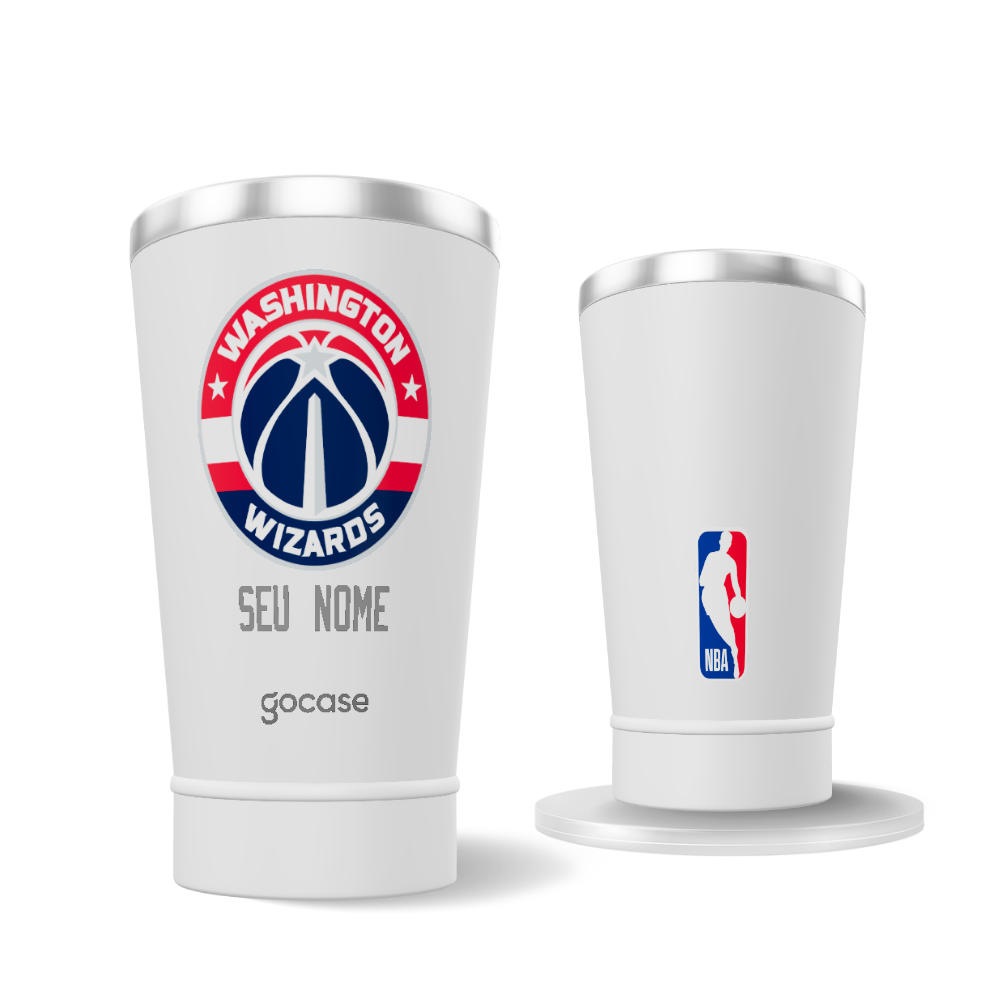 Copo Térmico + Ebook - Washington Wizards - Logo Copo Térmico + Ebook - Washington Wizards - Logo