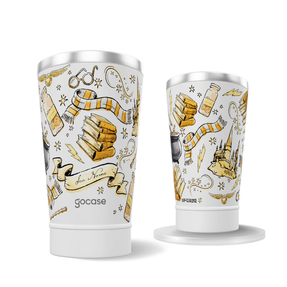 Copo Térmico + Ebook - Harry Potter - House Collors