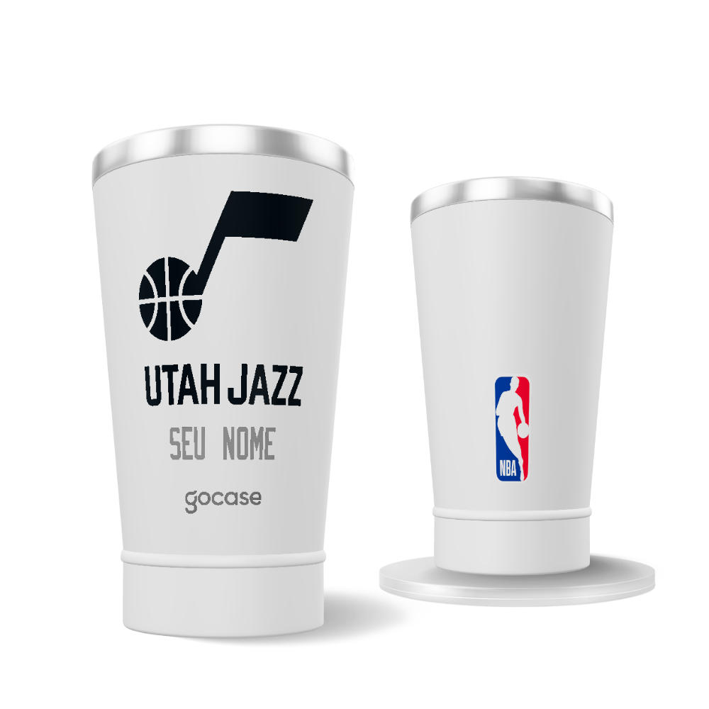 Copo Térmico + Ebook - Utah Jazz - Logo Copo Térmico + Ebook - Utah Jazz - Logo