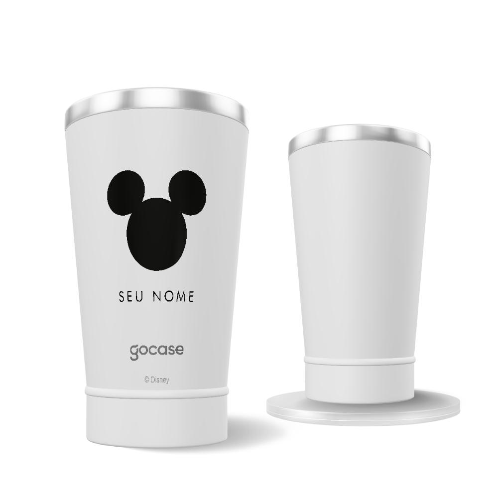 Copo Térmico + Ebook - Mickey e Minnie Minimalista