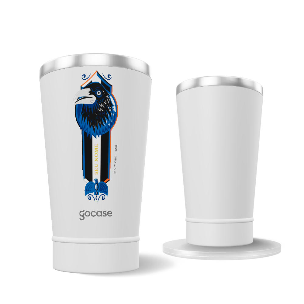 Copo Térmico + Ebook - Escudo Ravenclaw