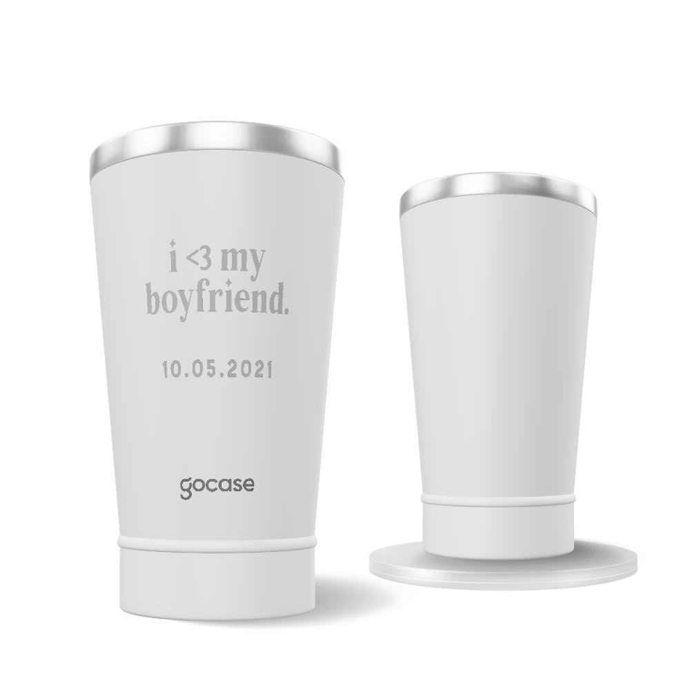 Copo Térmico + Ebook - I <3 My Boyfriend