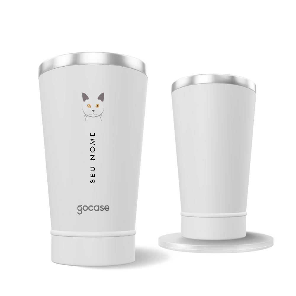 Copo Térmico + Ebook - Little Cat