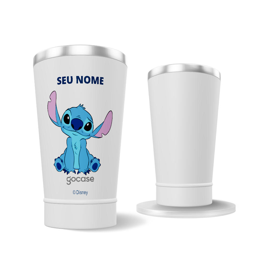 Copo Térmico + Ebook - Stitch Cute