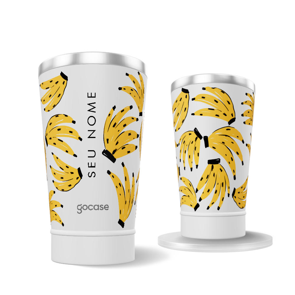 Copo Térmico + Ebook - Banana Nanica Customizável