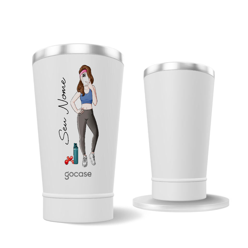 Copo Térmico + Ebook - Garota Fitness