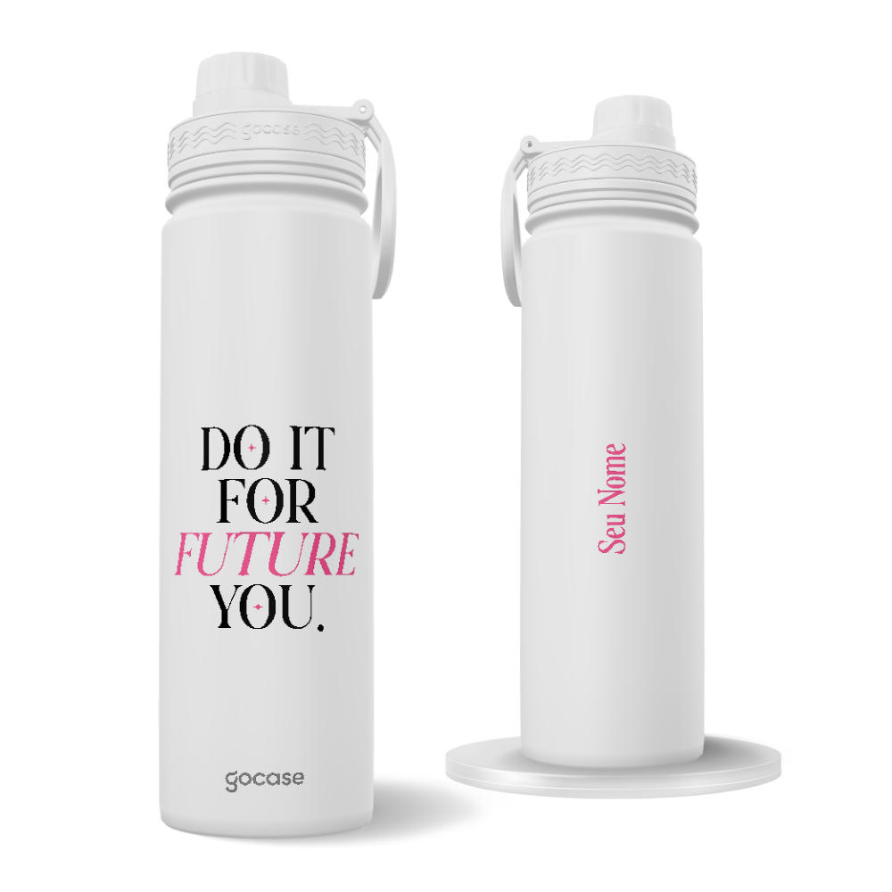 Garrafa Térmica Fresh + Ebook - Do It For Future You