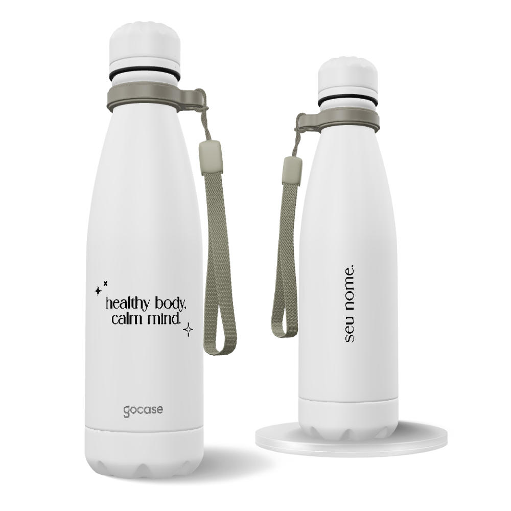 Garrafa Térmica Urban + Ebook - Healthy Body, Calm Mind