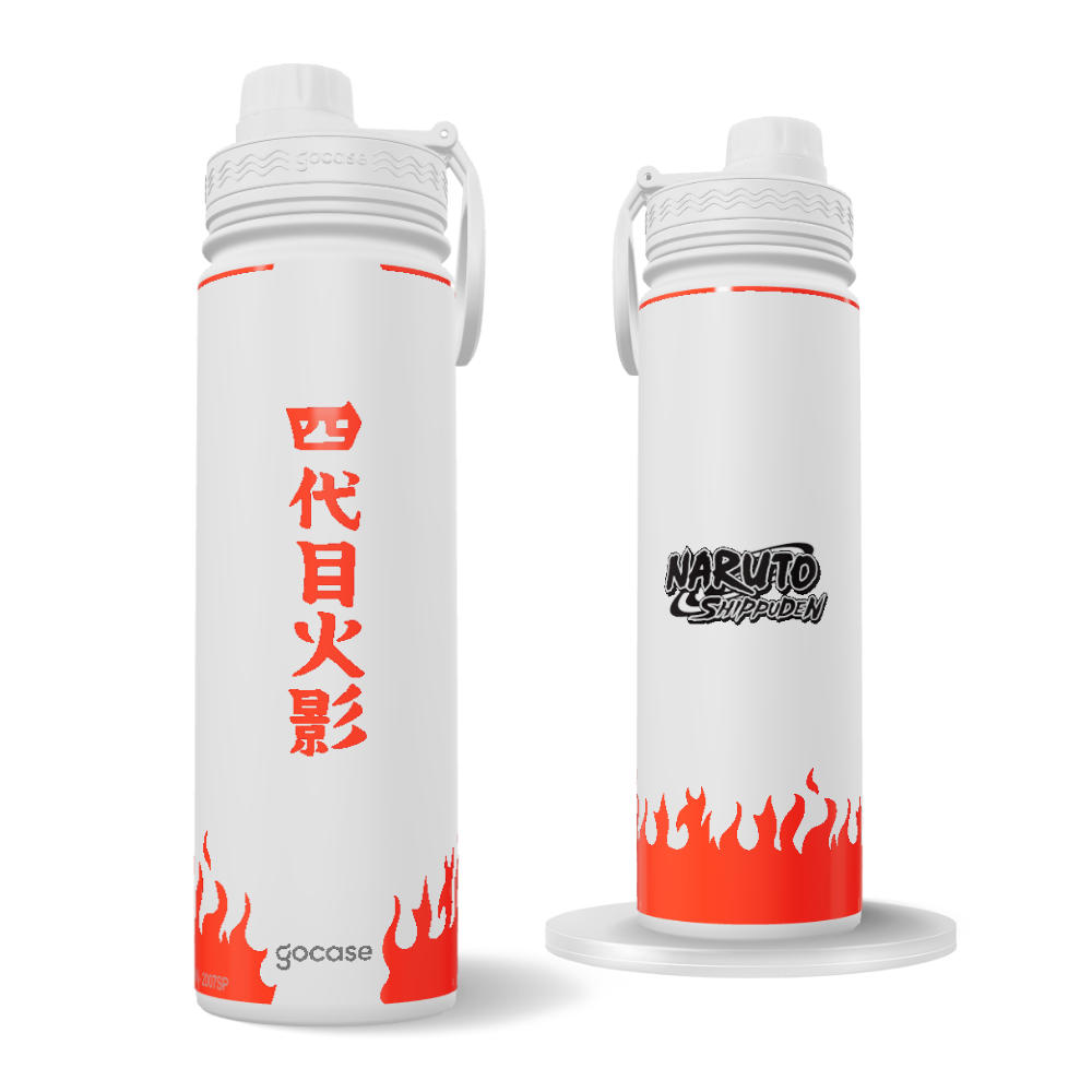 Garrafa Térmica Fresh + Ebook - Naruto - Manto de Hokage