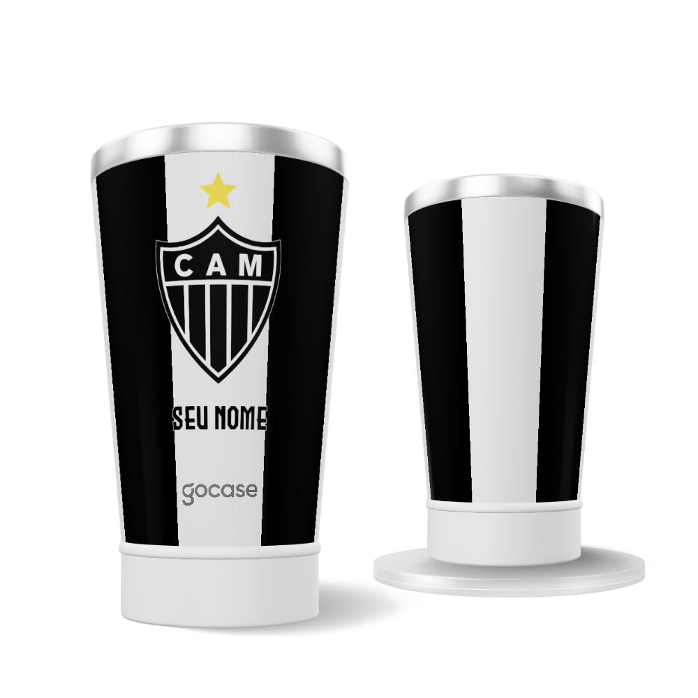 Copo Térmico Cerveja + Ebook - Atlético-MG - Uniforme 1 Copo Térmico Cerveja + Ebook - Atlético-MG - Uniforme 1