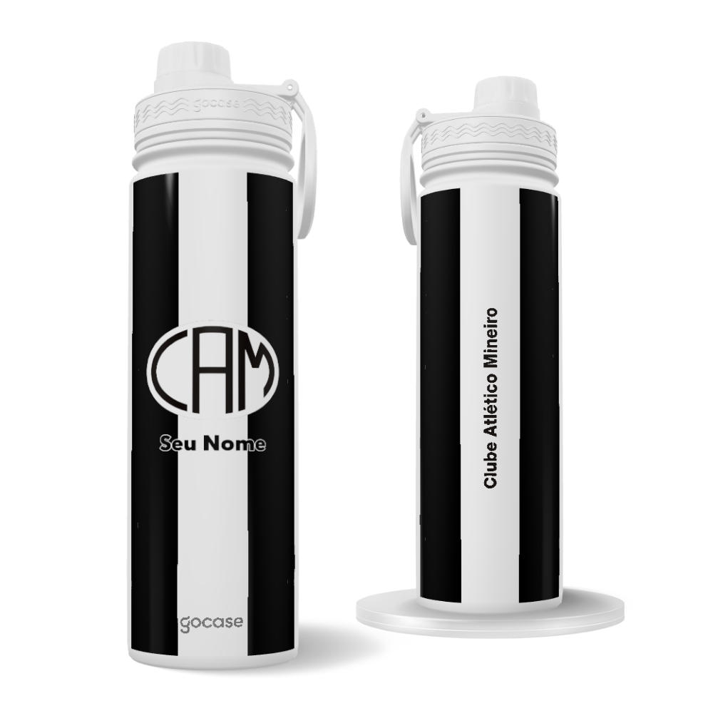 Garrafa Térmica Fresh + Ebook - Atlético MG Retrô