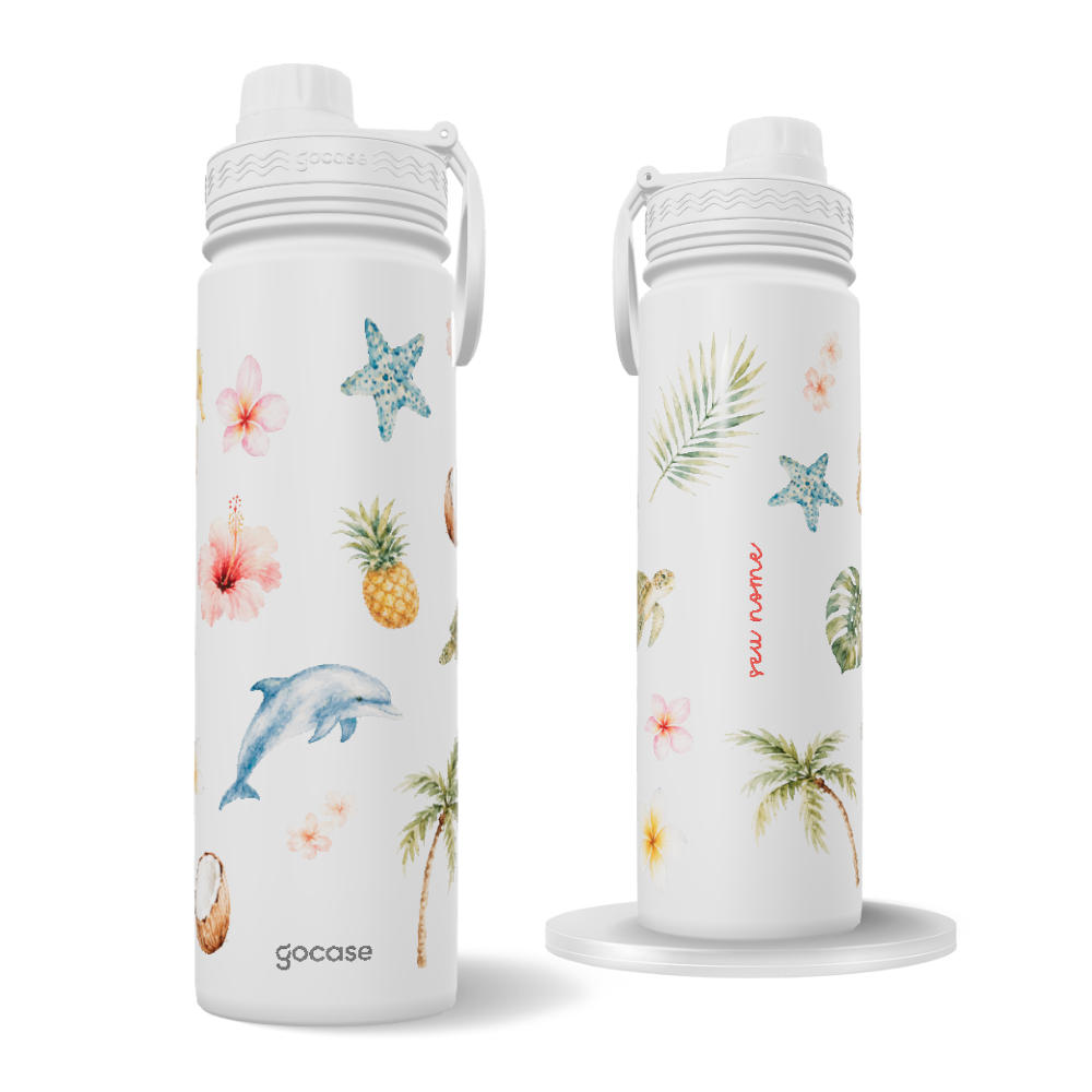 Garrafa Térmica Fresh + Ebook - Hawaii Beach