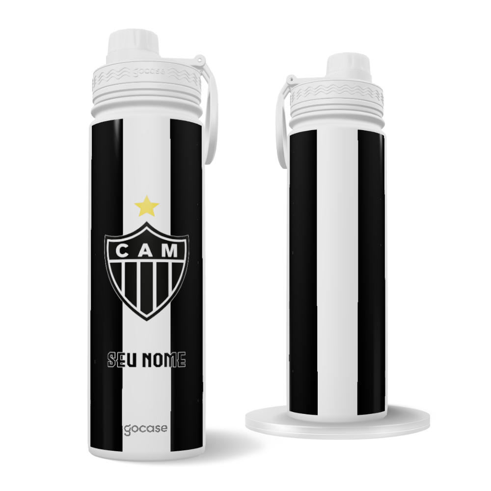 Garrafa Térmica Fresh + Ebook - Atlético-MG - Uniforme 1