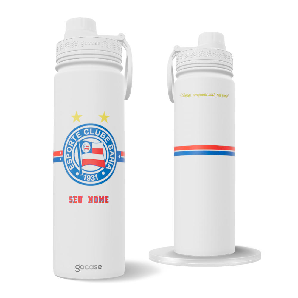 Garrafa Térmica Fresh + Ebook - Bahia - Uniforme 1 Personalizado