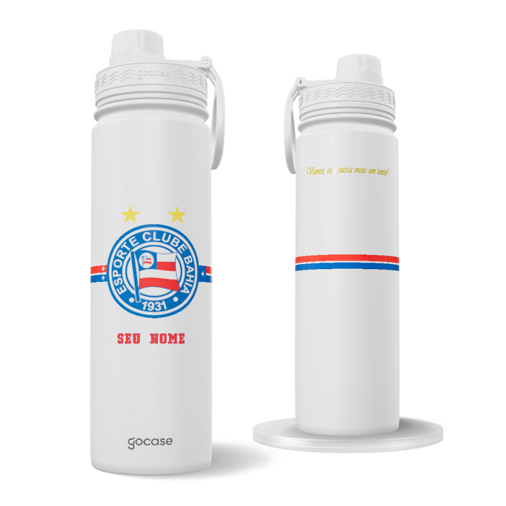 Garrafa Térmica Fresh + Ebook - Bahia - Uniforme 1 Personalizado