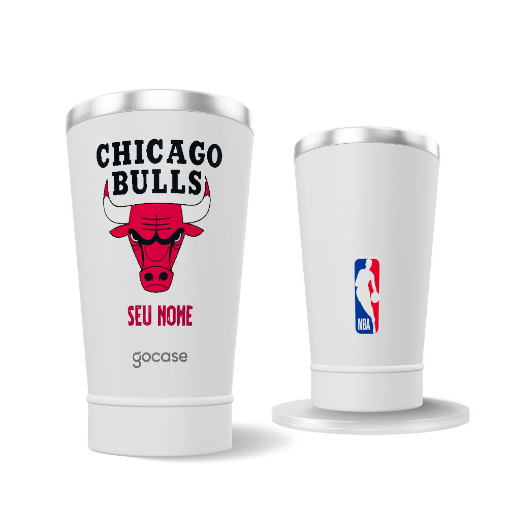 Copo Térmico + Ebook - Chicago Bulls - Logo Copo Térmico + Ebook - Chicago Bulls - Logo