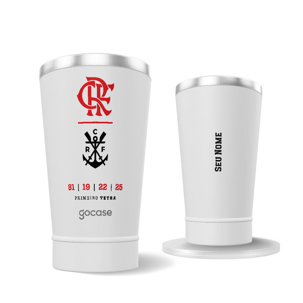 Copo Térmico Cerveja - Flamengo - Primeiro Tetra