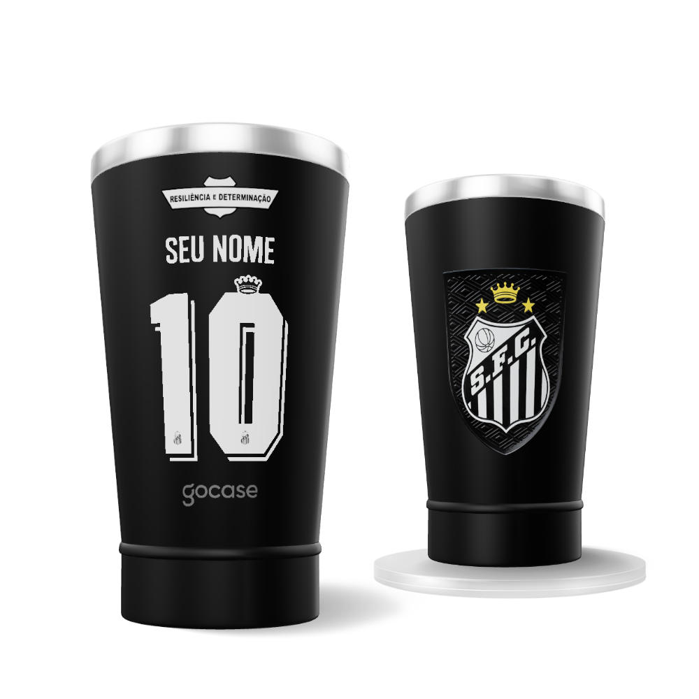 Copo Térmico Cerveja - Santos - Uniforme 3 2026 Personalizado