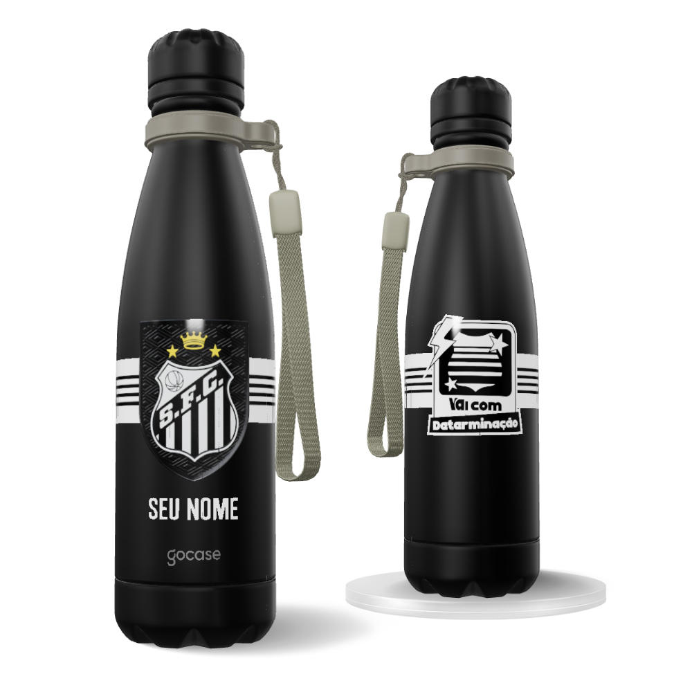 Garrafa Térmica Urban + Ebook - Santos  - Uniforme 3 2026 