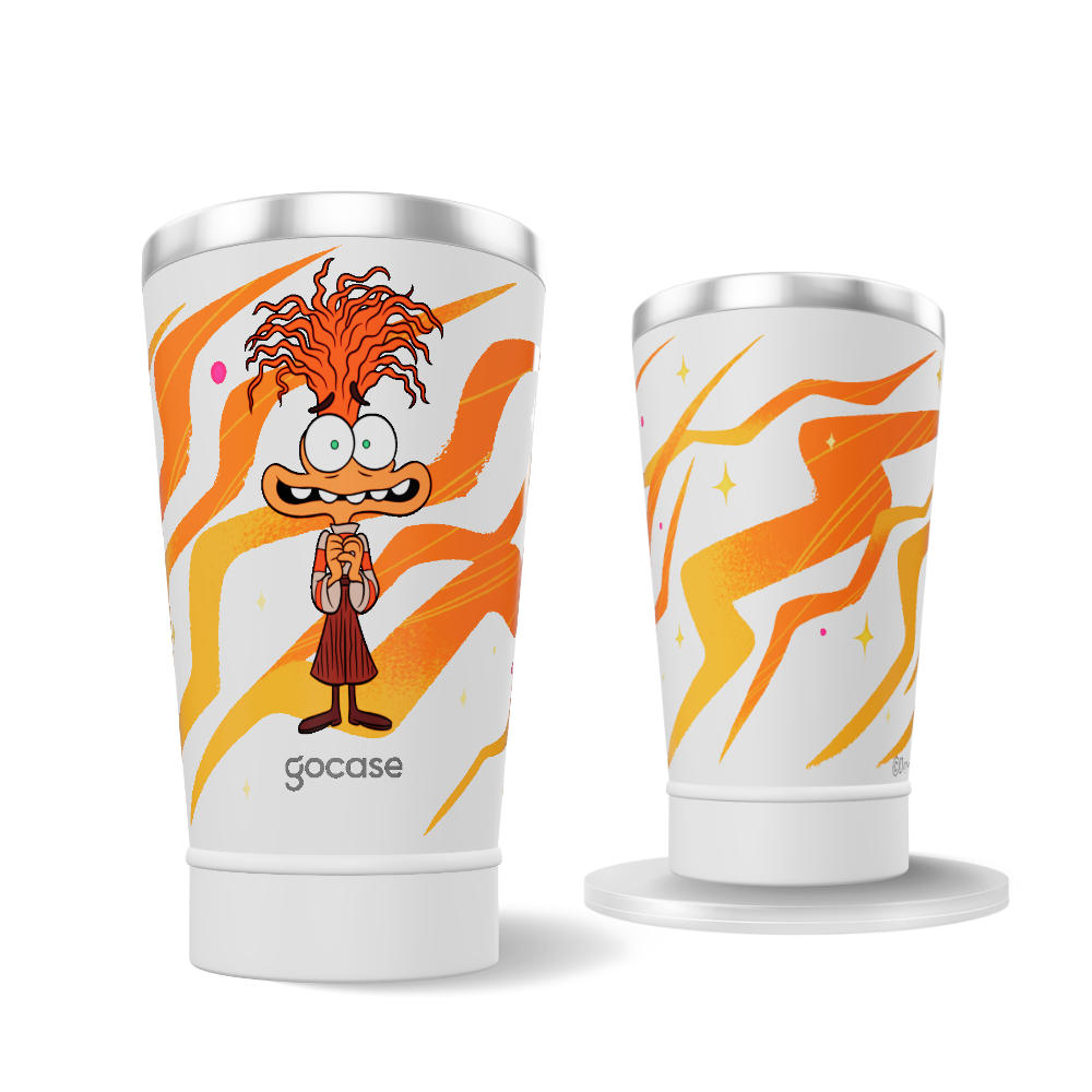 Copo Térmico + Ebook - Inside Out - Ansiedade