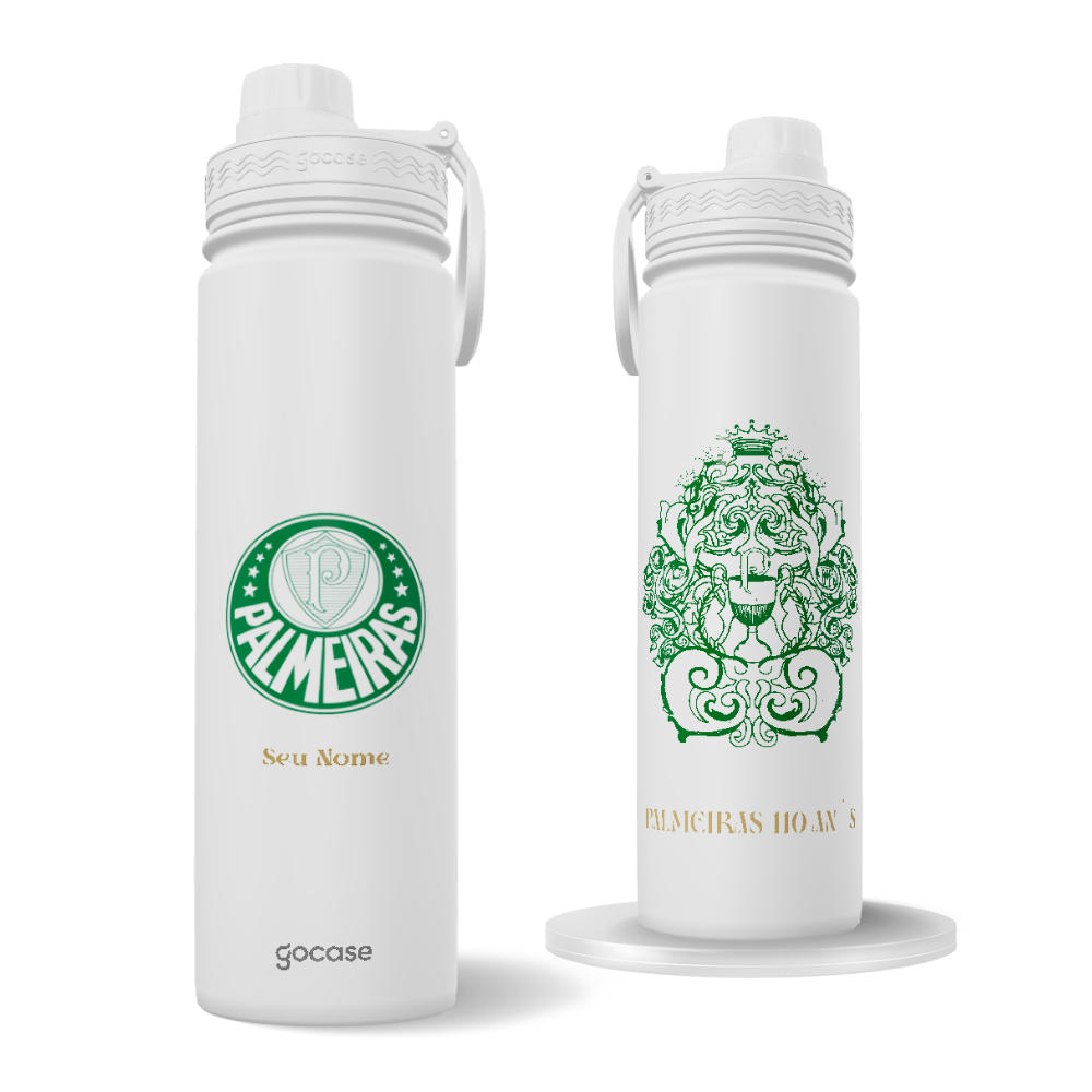 Garrafa Térmica Fresh + Ebook - Palmeiras 110 Anos - Palestra 110