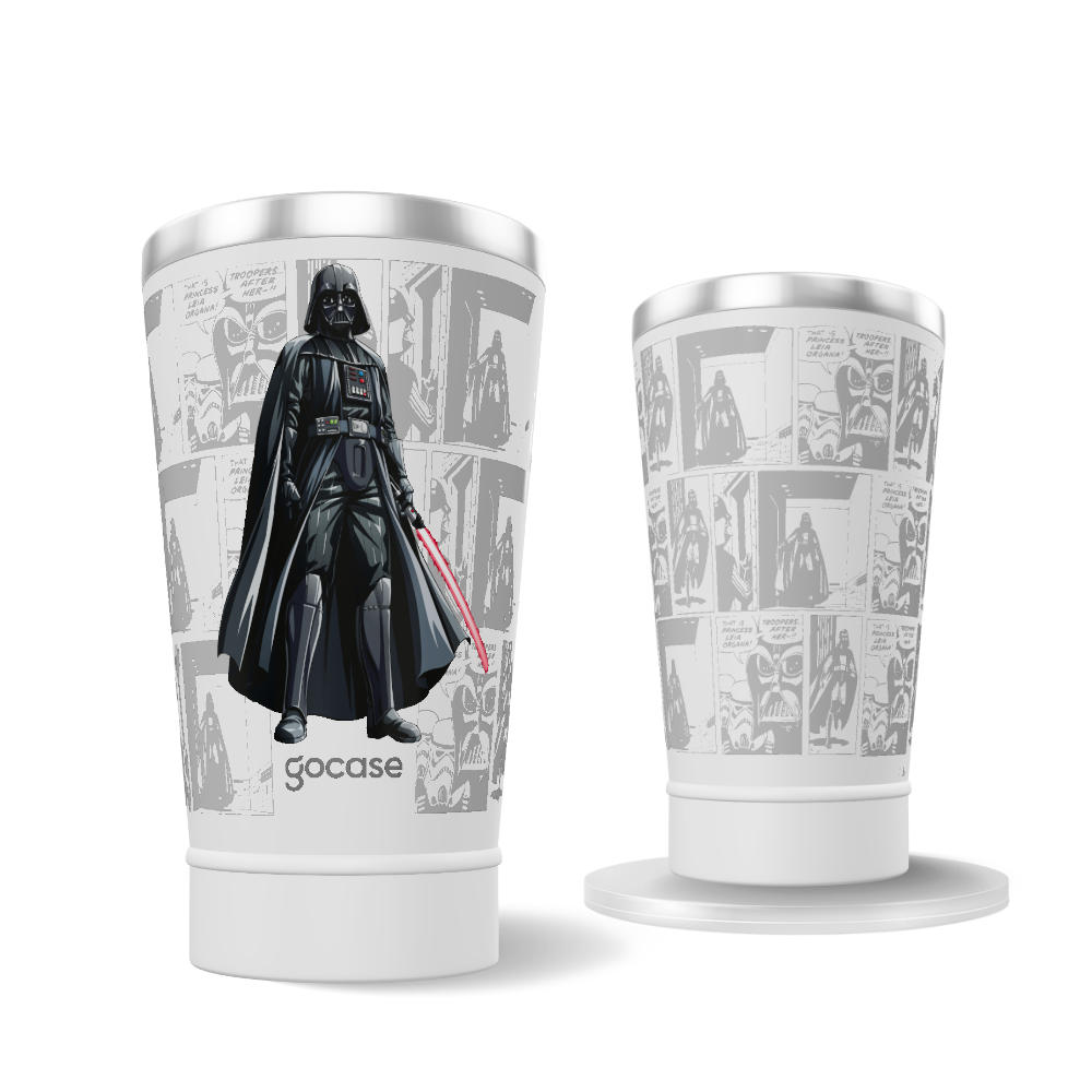 Copo Térmico + Ebook - Star Wars - HQ Darth Vader