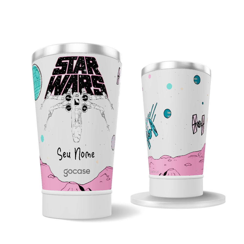 Copo Térmico + Ebook - Star Wars - Invasão Galáctica